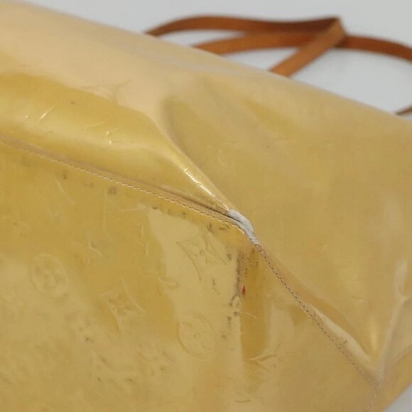 LOUIS VUITTON Monogram Vernis Reade GM Tote Bag Beige M91140 LV Auth 131138 - Picture 4 of 16